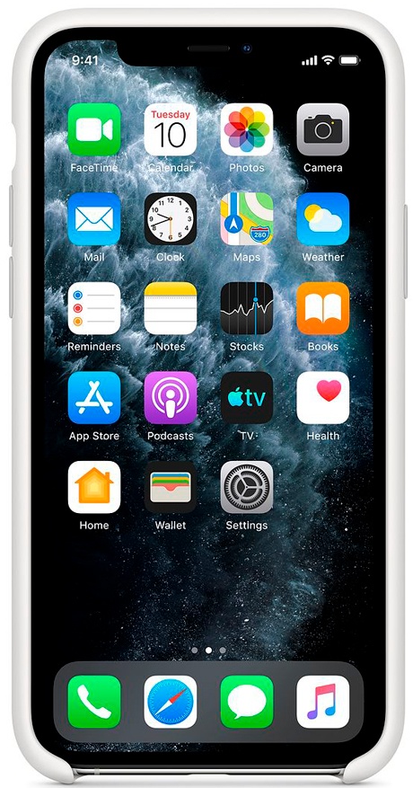 Apple для iPhone 11 Pro Max Silicone Case (белый)